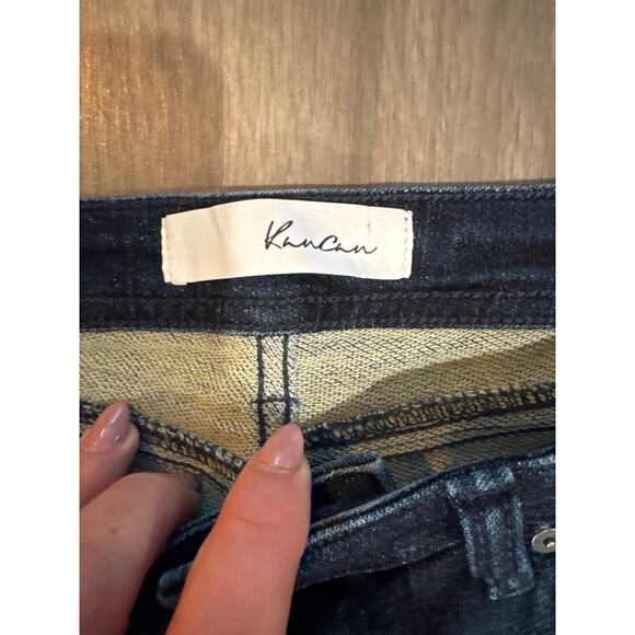 Kancan Mid Rise Flare Stretch Women's 7/27 Jeans - Picture 4 of 10